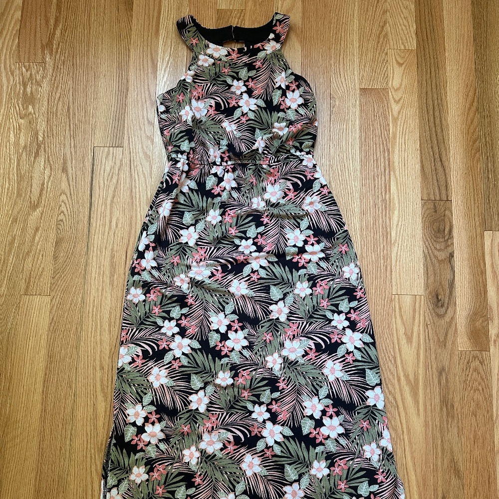 Girls Floral Maxi Dress